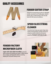 Fender Standard Telecaster - 3-Color Sunburst w/ Guitar Cleaning Kit