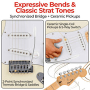 Fender Standard Stratocaster - Olympic White w/ Guitar Cleaning Kit