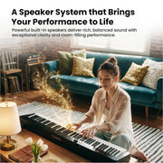 Casio PX-S1100 Privia Slim Digital Piano - Black w/ SP-34 Pedal
