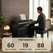 Casio Privia PX870 88-Key Digital Piano - Black w/ Sustain Pedal