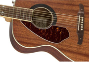 Fender Tim Armstrong Hellcat Acoustic Guitar, Left Handed - Natural w/ Strap