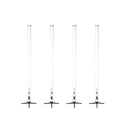 Jmaz Lighting Electro T4 4PK 4 Pack Led Battery Powered IP65 Outdoor Tube with Charging Case