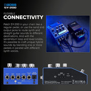 Boss SY-200 Guitar Synthesizer w/ Instrument Cables