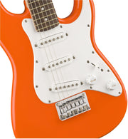 Fender Squier 3/4-Size Kids Mini Strat Electric Guitar - Competition Orange w/ Amplifier