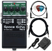 Boss RE-2 Space Echo Delay and Reverb Effects w/ Power Supply