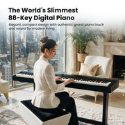 Casio PX-S1100 Privia Slim Digital Piano - Black w/ SP-34 Pedal