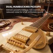 Gretsch Electromatic Pristine LTD Jet Single-Cut Electric Guitar with Bigsby - White Gold