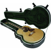 SKB Universal Jumbo Acoustic Shaped Hardshell - TSA Latch, Over-Molded Handle