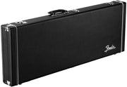 Fender Classic Series Wood Case for Jazzmaster/Jaguar - Black w/ Guitar Strap