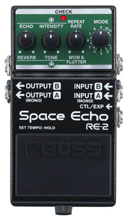 Boss RE-2 Space Echo Delay and Reverb Effects w/ Power Supply