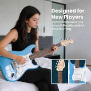 Fender Squier Stratocaster - California Blue w/ Amplifier