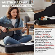 Fender FA-125 Dreadnought Acoustic Guitar - Black w/ Gig Bag