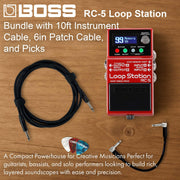 Boss RC-5 Loop Station w/ Instrument Cable