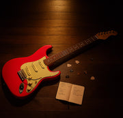Fender American Professional Classic Stratocaster - Faded Dakota Red w/ Cleaning Kit