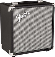 Fender Squier Sonic Bronco Bass - Black w/ Rumble 15 Amplifier