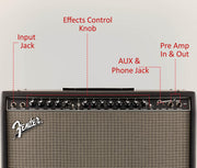 Fender Champion II 100-Watt Guitar Combo Amplifier w/ Instrument Cable