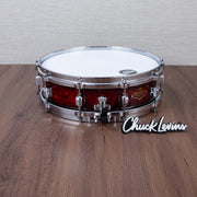 Tama 4 x 14-Inch Starclassic Bubinga Snare Drum - Volcanic Red Burst