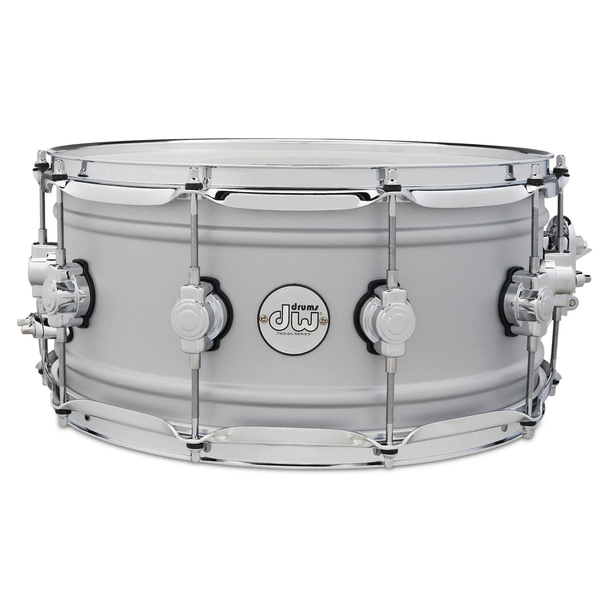 DW 6.5 x 14-Inch Design Series Snare Drum - Matte Aluminum