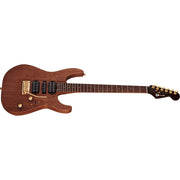 Charvel Ltd. Ed. MJ DK24 HSH 2PT E Mahogany With Figured Walnut Electric Guitar - Natural