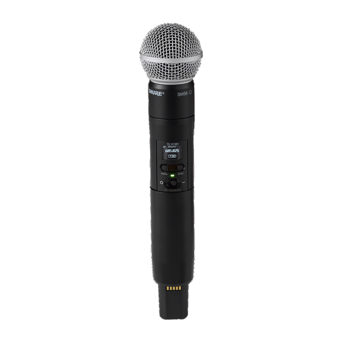 Shure SLXD2+/58=-G57 Digital Wireless System with SM58 Handheld Transmitter - G57 Band - New