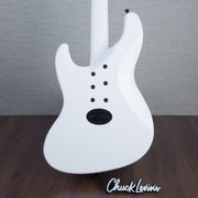 Brubaker USA JXB 4 4-String Electric Bass Guitar - White Gloss