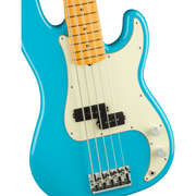 Fender American Pro II 5-String Precision Bass - Miami Blue with Maple Fretboard