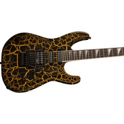 Jackson X Series Soloist SL3XDX HSS Electric Guitar - Yellow Crackle