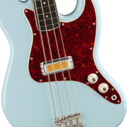 Fender Gold Foil Jazz Bass Guitar - Ebony Fingerboard, Sonic Blue