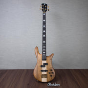 Spector Euro 4 LT Solid Korina Wings Electric Bass Guitar - Natural Satin - CHUCKSCLUSIVE - #NB22944