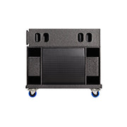 BASSBOSS Sublim8 Column PA Speaker wIth 18-inch Sub -Black