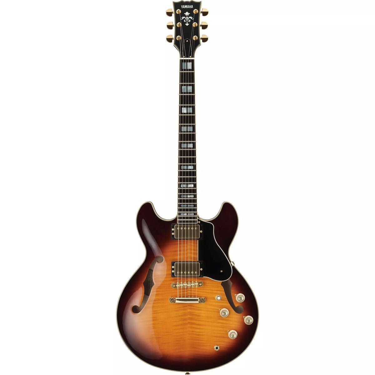 Yamaha SA2200 Semi-Hollowbody Electric Guitar - Brown Sunburst