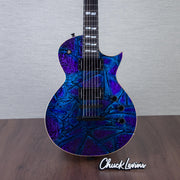 ESP USA Eclipse Electric Guitar - Ghost Flame - #US25207