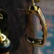 LP Matador Conga and Tumba Set, Siam Oak - Black with Gold Hardware - CHUCKSCLUSIVE