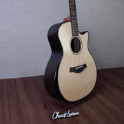 Taylor Custom Shop Gold Label Grand Auditorium Figured Rosewood/ Lutz Spruce Acoustic Electric Guitar - CHUCKSCLUSIVE - #1204216099