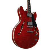 Sire H7 Larry Carlton Semi-Hollow Body Electric Guitar - See Through Red