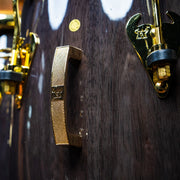 LP 12 and 1/2-Inch Matador Tumba, Siam Oak - Black with Gold Hardware - CHUCKSCLUSIVE