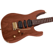 Charvel Ltd. Ed. MJ DK24 HSH 2PT E Mahogany With Figured Walnut Electric Guitar - Natural