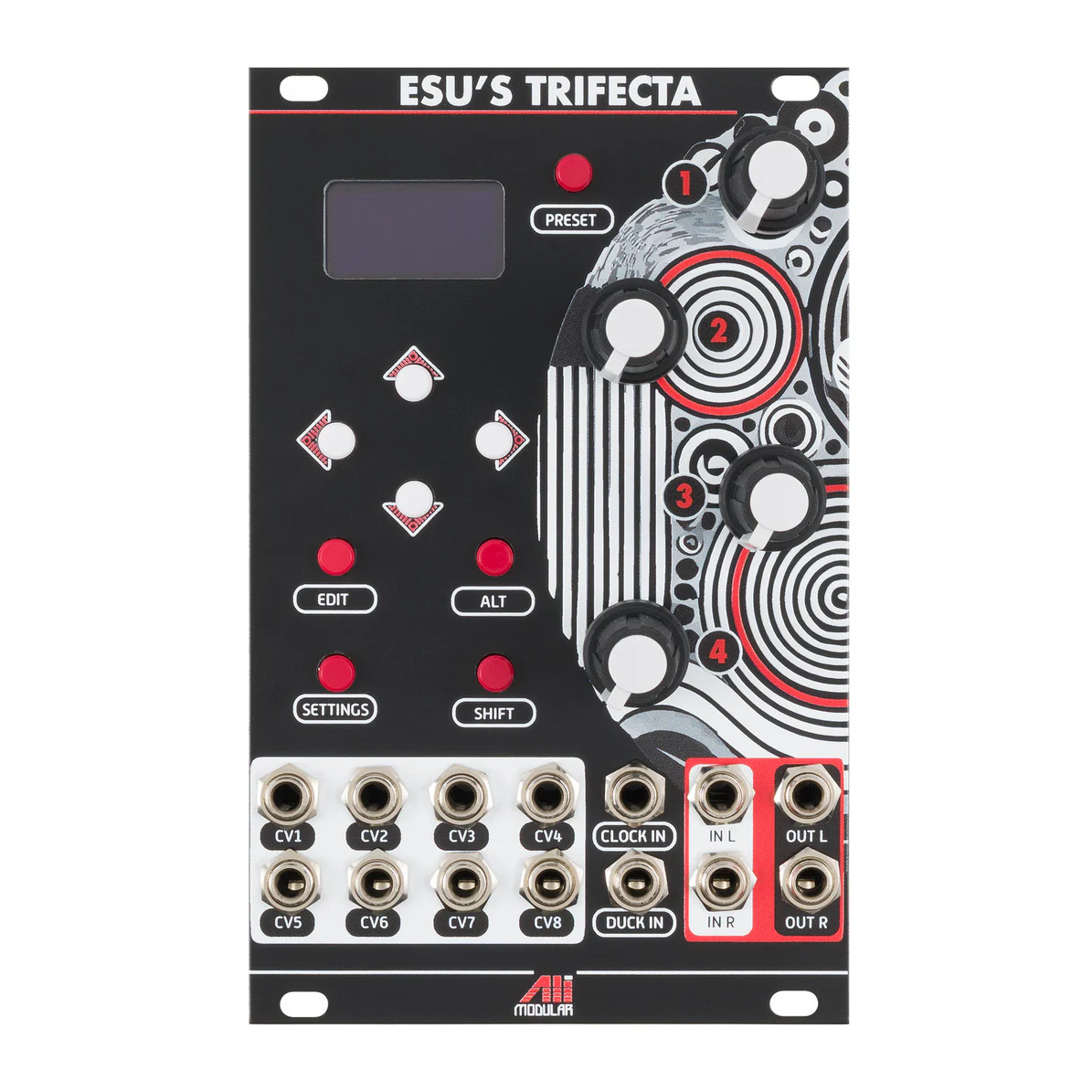 Ali Modular Esu’s Trifecta Stereo Multi-Effects Processor