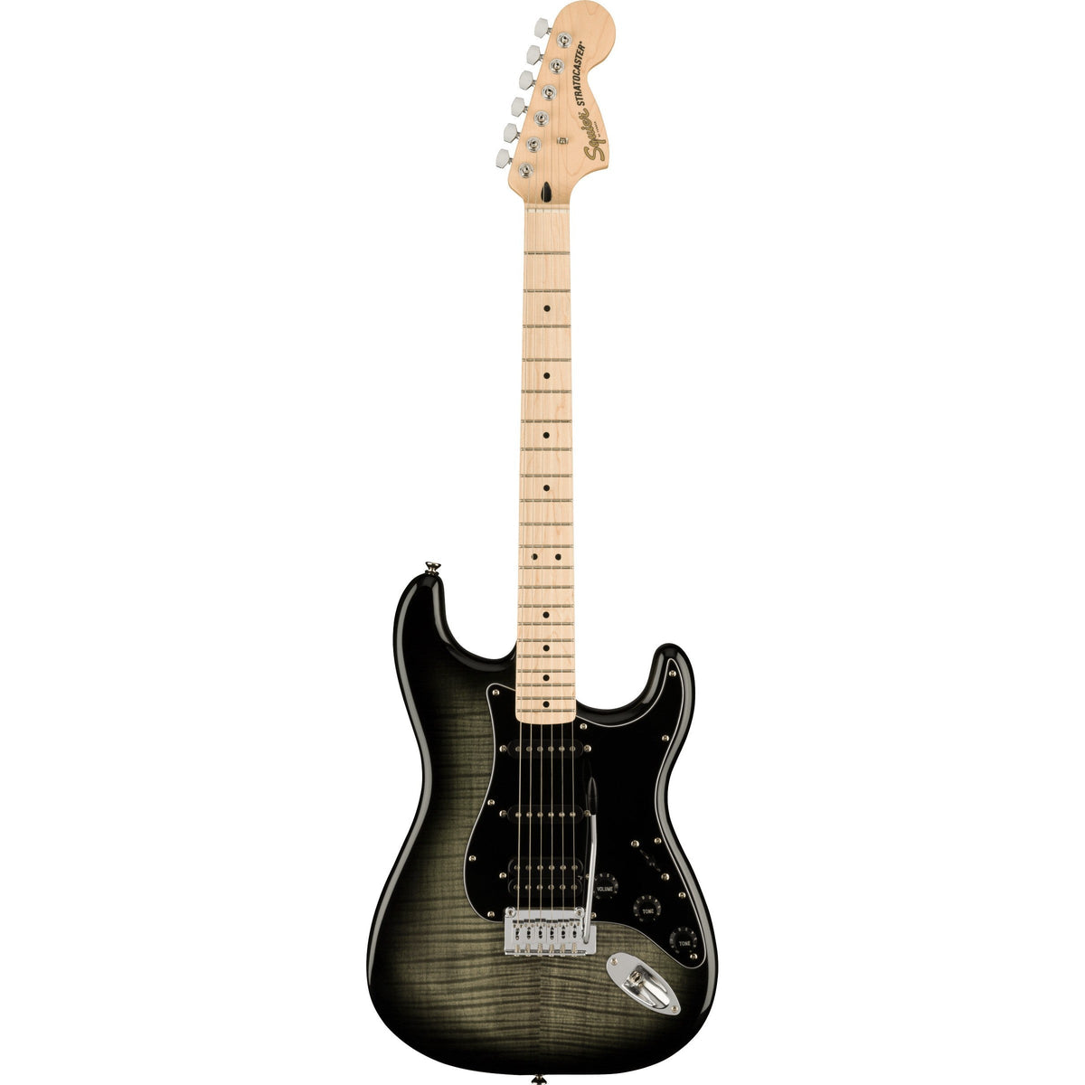 Squier Affinity Stratocaster FMT HSS Electric Guitar - Black Burst
