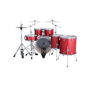 Ludwig Evolution 6-Piece Drum Kit with 22-Inch Kick - Crimson Sparkle
