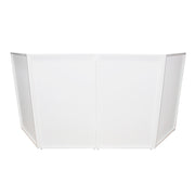 ProX XF-4X3048W MK2 Four Panel Collapse and Go DJ Facade with White Frame and Carry Bag