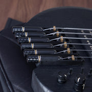 Sire Marcus Miller M6 Fretless 6-String Headless Electric Bass Guitar - Black Satin