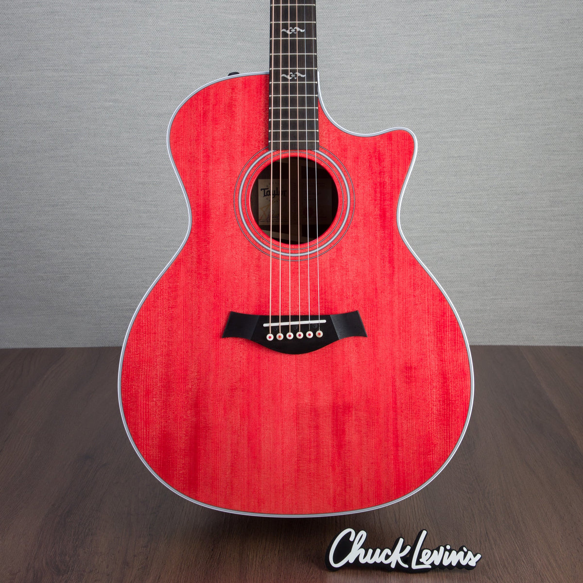 Taylor 414ce Limited Edition Grand Auditiorium Acoustic Guitar - Watermelon King - CHUCKSCLUSIVE