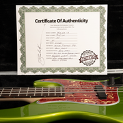 Brubaker JXB-4 Standard Bass Guitar - Green Metallic
