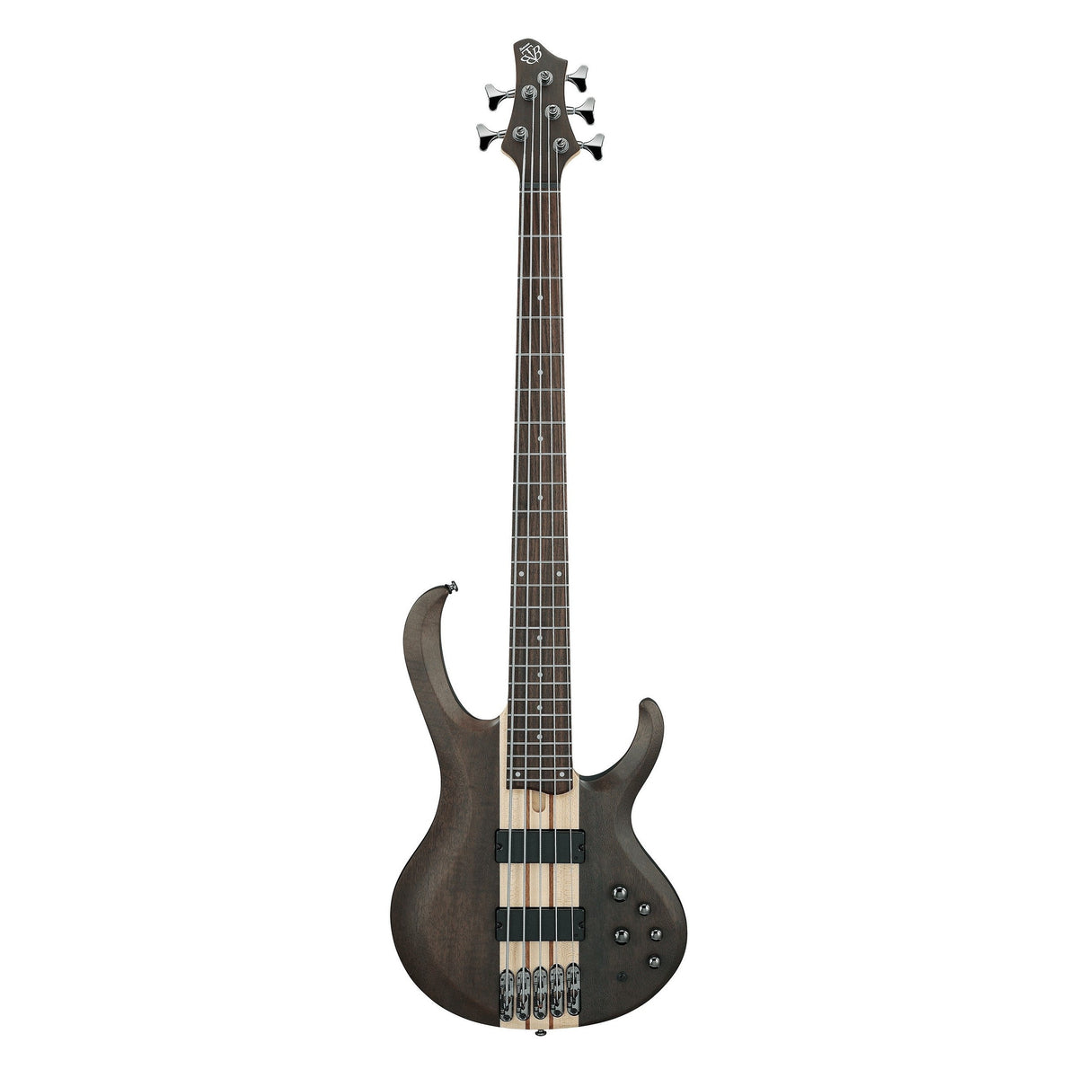 Ibanez BTB Standard 5-String Electric Bass Guitar - Transparent Gray Flat