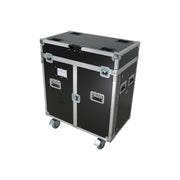 ProX XS-MH30WASHX2W for Two Moving Head Fixtures ATA Flight Style Road Case with Casters