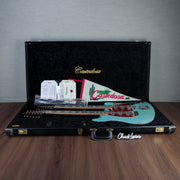 Castedosa Double Neck 6/12 String Baritone Electric Guitar - Daphne Blue - #213