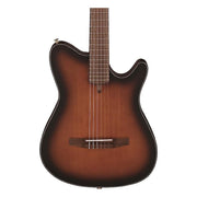 Ibanez FRH10NBSF Thinline Nylon Acoustic-Electric Guitar - Brown Sunburst