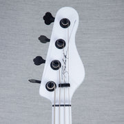 Brubaker USA JXB 4 4-String Electric Bass Guitar - White Gloss