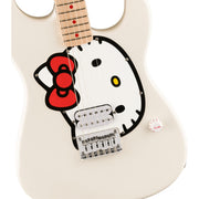 Squier Hello Kitty Stratocaster Electric Guitar - White